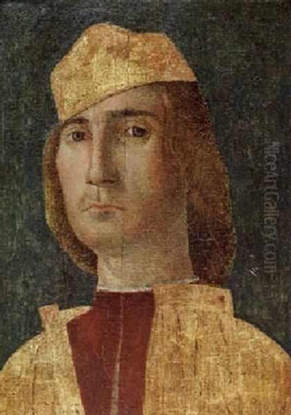 Bildnis Eines Mannes Oil Painting by Masaccio (Tommaso di Giovanni)