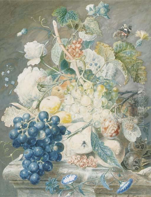 Still Life Oil Painting by H Bernick