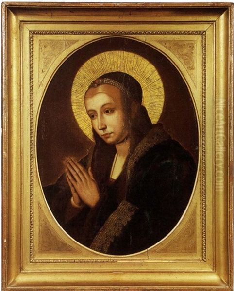 Vierge En Priere Oil Painting by Quentin Massys the Elder