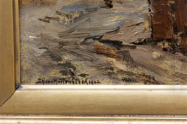 De Ophaalbrug / The Drawing Bridge Oil Painting by Johan Hendrik van Mastenbroek