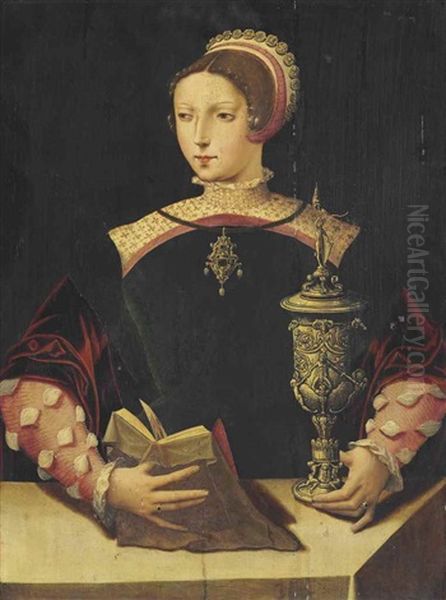 Saint Mary Magdalene Oil Painting by Master of the Parrot