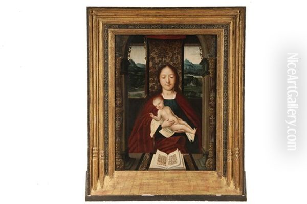 Madonna And Child Oil Painting by Master of the Parrot