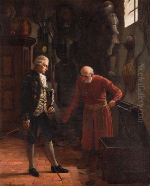 Treasury Oil Painting by Julian Maszynski