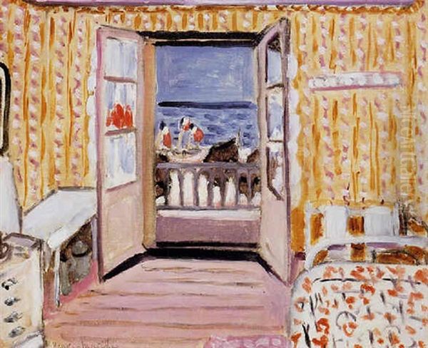 Le 14 Juillet 1920 - Etretat Oil Painting by Henri Matisse
