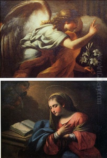 L'arcangelo Gabriele Oil Painting by Paolo de Matteis