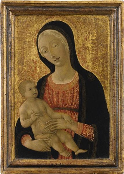 The Madonna And Child Oil Painting by Matteo Di Giovanni Di Bartolo