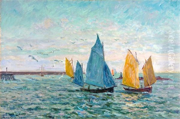 Ansicht Von Munchen Oil Painting by Maxime Maufra