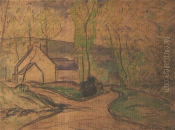 Route En Bretagne Oil Painting by Maxime Maufra