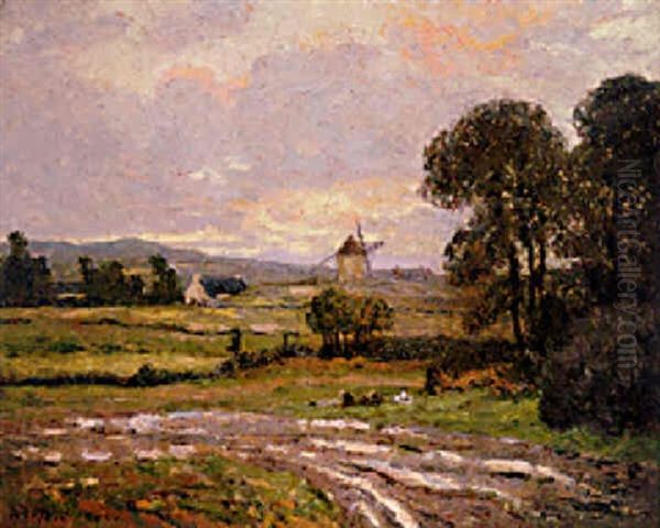 Le Moulin, Morgat, Finistere Oil Painting by Maxime Maufra