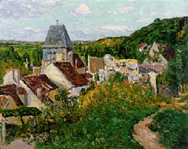 Vue De Lavardin Oil Painting by Maxime Maufra