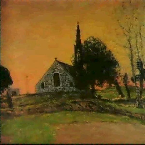 Flamboiement Du Soir, Cadol Oil Painting by Maxime Maufra