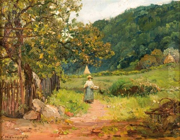 La Promenade Oil Painting by Francois Maury