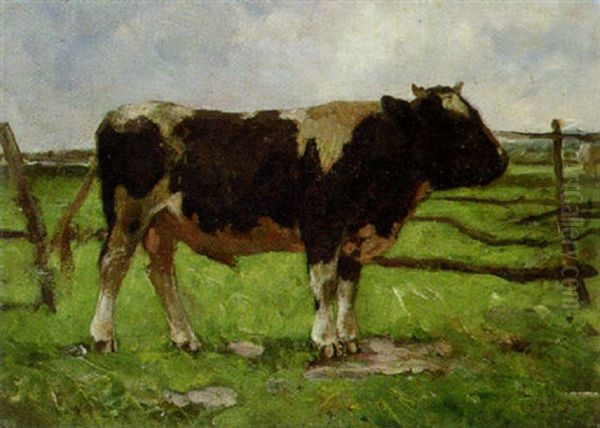 Kuh Auf Der Weide Oil Painting by Anton Mauve