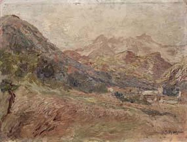 Montagna Oil Painting by Stefano Bersani