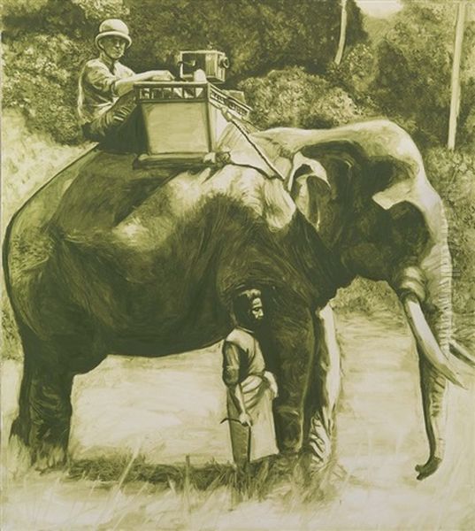 Super 8, 2004 Oil Painting by Samuel Herbert Maw