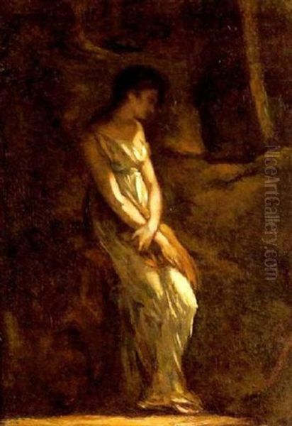 La Mere Infortunee Oil Painting by Constance Marie Mayer-Lamartiniere