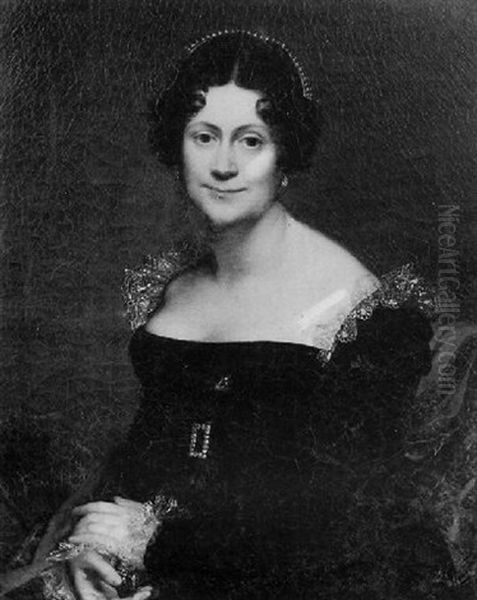 Portrait D'ange Lucie Scholastique Anceaume (1771-1846) Oil Painting by Constance Marie Mayer-Lamartiniere