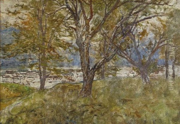 Paesaggio Oil Painting by Emo Mazzetti