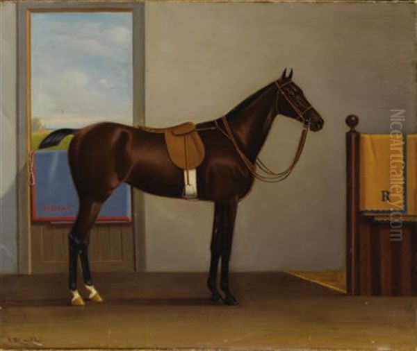 Molly Oil Painting by James J. Mcauliffe