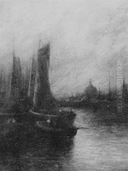 Venetian Scene Oil Painting by George Herbert McCord