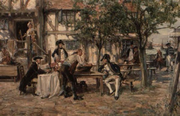 A Planned Voyage Oil Painting by Arthur David Mccormick