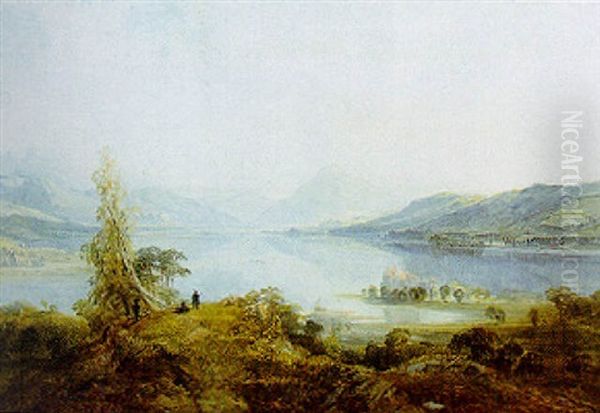 Above Kilchum Castle, Loch Awe Oil Painting by Horatio McCulloch