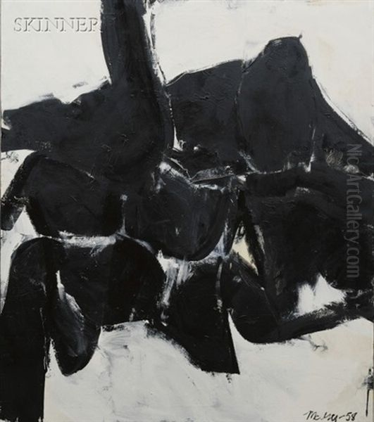 Warrior Oil Painting by William T. McGee