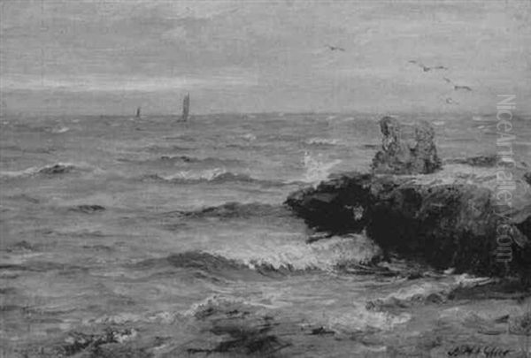 Looking Out To Sea Oil Painting by John Mcghie