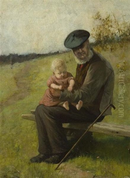 Grandfather's Child Oil Painting by Robert McGregor