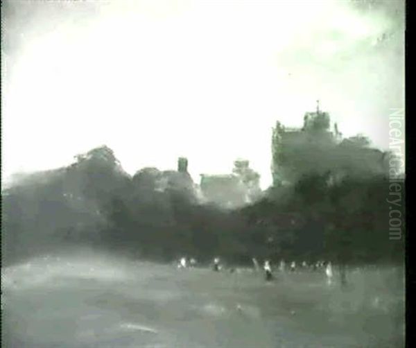 Scenes Of Central Park Oil Painting by Howard McLean