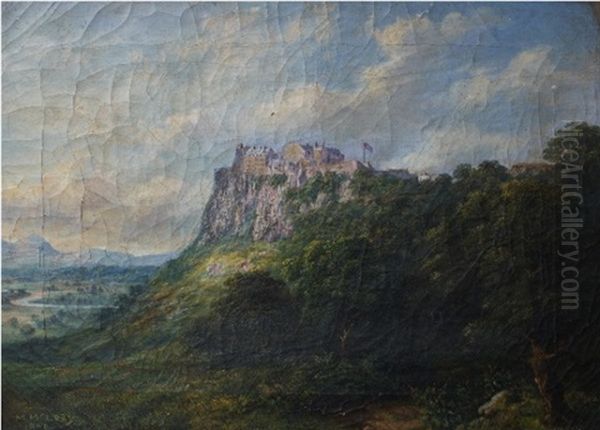 View Of A Castle Oil Painting by McNeil Robert McLeay