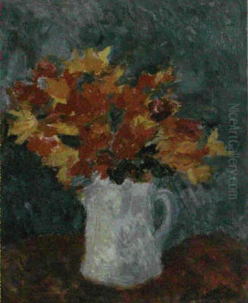 Flower Study Oil Painting by William McTaggart