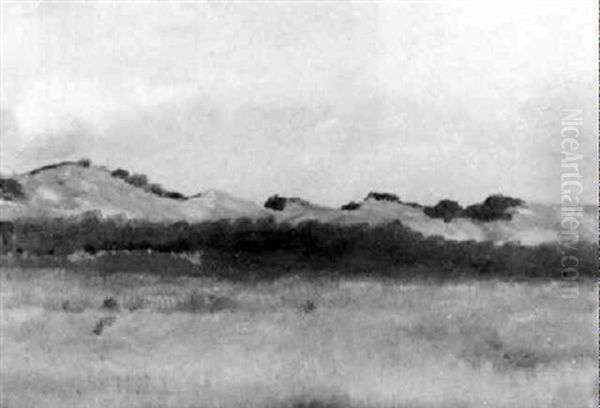 Dunenlandschaft, Knokke Oil Painting by Karl Mediz