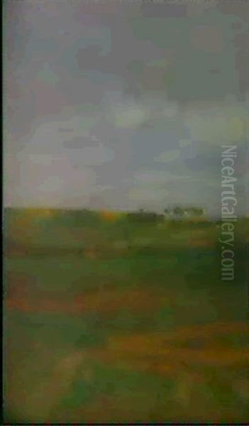 Dunenlandschaft (knokke) Oil Painting by Emilie Mediz-Pelikan