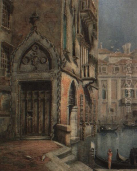 Rincon Veneciano Oil Painting by Sir Hubert James Medlycott