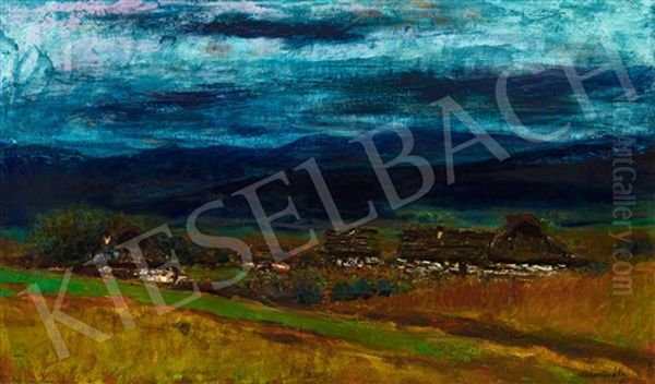 Lights After The Storm Oil Painting by Laszlo Mednyanszky