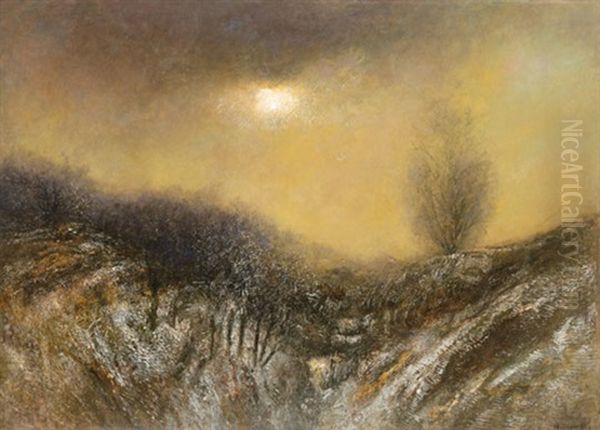 After The Spring Rain Oil Painting by Laszlo Mednyanszky