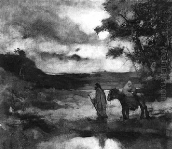 The Flight Into Egypt Oil Painting by Han Van Meegeren