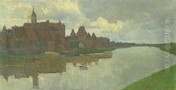 Die Marienburg Oil Painting by Hanna Mehls