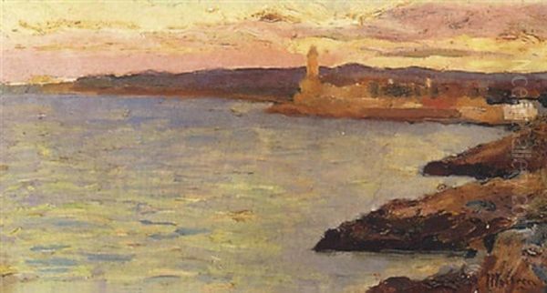 Paisaje Oil Painting by Eliseo Meifren y Roig