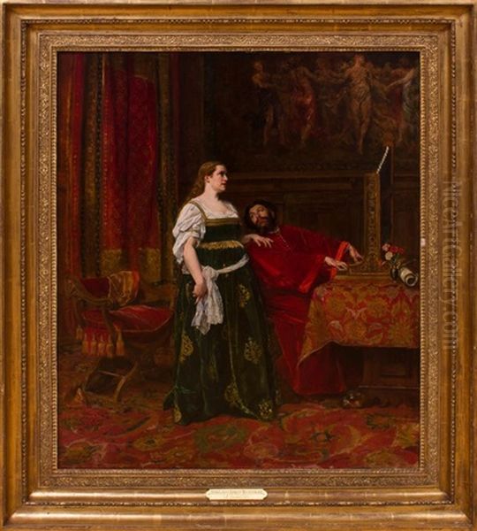 Le Chant Oil Painting by Jean-Louis-Ernest Meissonier