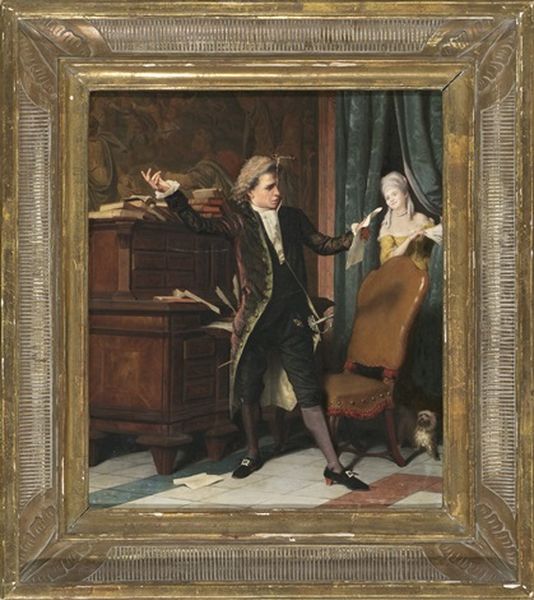 Un Poeta O Un Actor Oil Painting by Jean-Louis-Ernest Meissonier