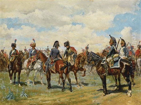 Les Deux Amis Oil Painting by Jean-Louis-Ernest Meissonier