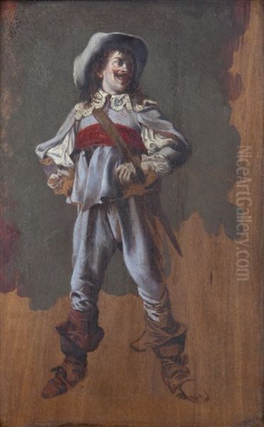 Portrait D'un Mousquetaire Oil Painting by Jean-Louis-Ernest Meissonier