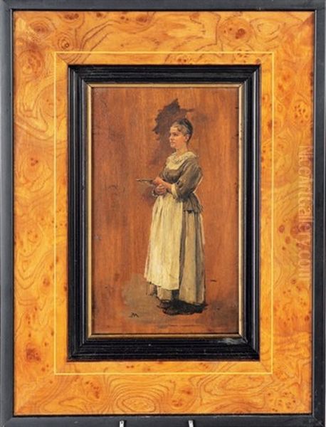 Servante D'auberge Oil Painting by Jean-Louis-Ernest Meissonier