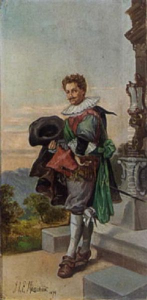 A Noble Man Oil Painting by Jean-Louis-Ernest Meissonier