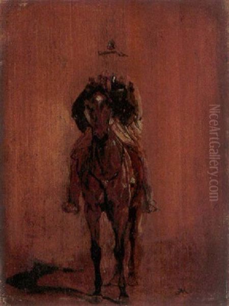 Etude Pour Le 1814 Oil Painting by Jean-Louis-Ernest Meissonier