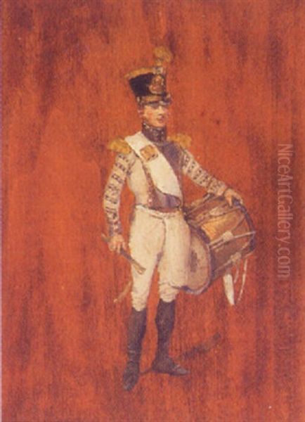 Le Tambourin Oil Painting by Jean-Louis-Ernest Meissonier