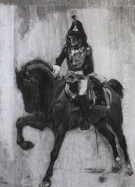 Le Lieutenant De Cuirassier Oil Painting by Jean-Louis-Ernest Meissonier