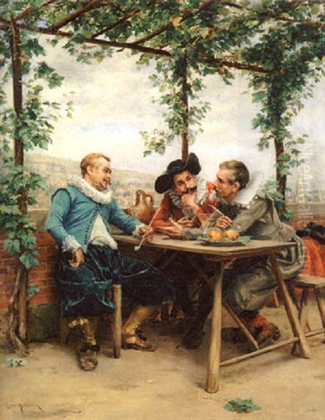 Reminiscence Oil Painting by Jean Charles Meissonier